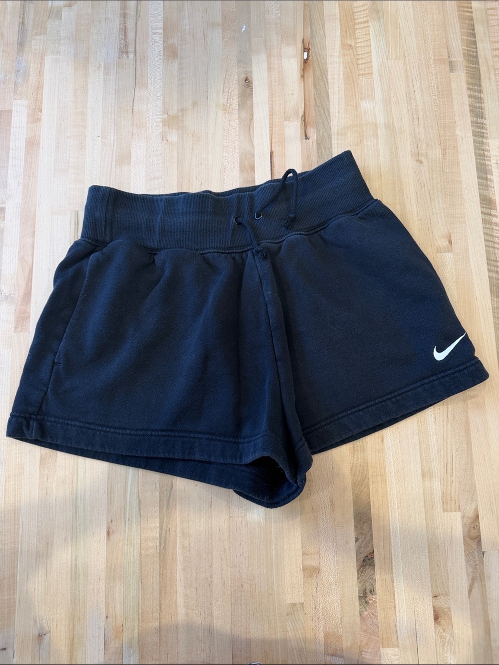 Nike Black Cotton Athletic Shorts